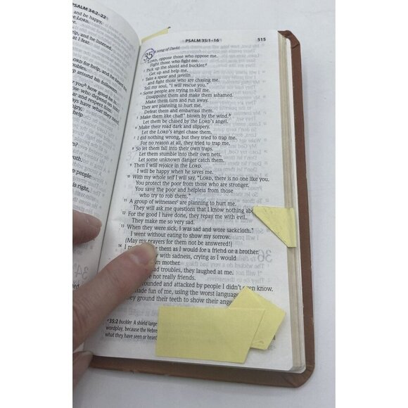 "Jesus Of Nazareth" Brown Faux Leather Bound Book Gold Tone Edges Ribbon Marker - Picture 8 of 16